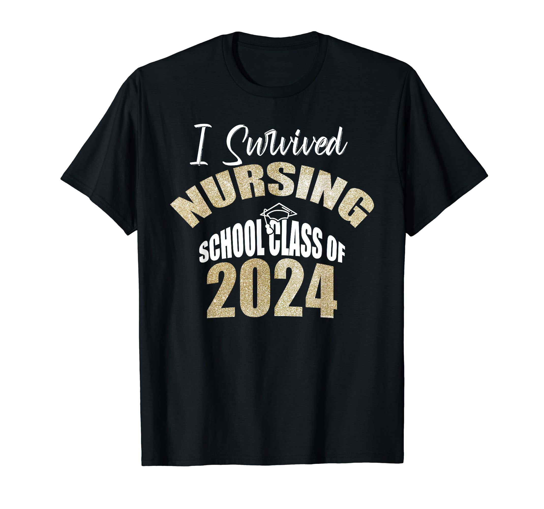 I survived nursing school class of 2024 graduation nurse t shirt