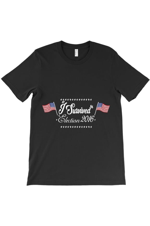 I Survived The Election Funny Political Humor Voter Sarcastic Saying H13349 Unisex T-Shirt, Up to 5XL Available