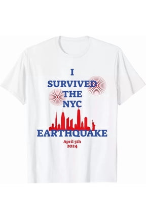 I Survived The NYC Earthquake City Scared Unisex T-Shirt