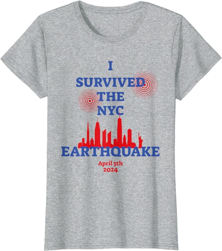 I Survived The NYC Earthquake T-Shirt - Walmart.com