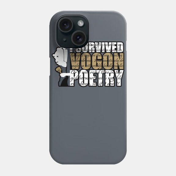 I Survived Vogon Poetry Protective Cover for iPhone 11–17 Pro Max Sci-Fi Joke