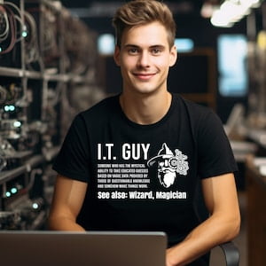 I.T. Guy Shirt For Men - Information Technology Trending Shirt - Short Sleeve Tech Support Shirt - Computer Geek Shirt SWEATSHIRT All Size S-5XL