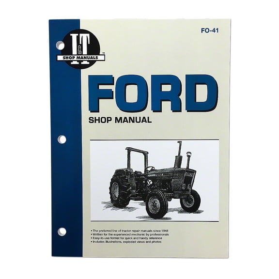 I & T Shop Service Manual Fits Ford Tractor