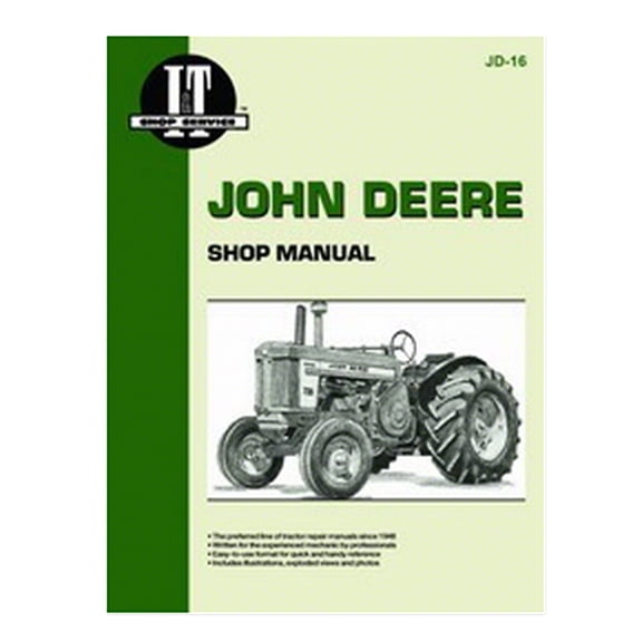 I & T Shop Service manuals Fits John Deere Tractor