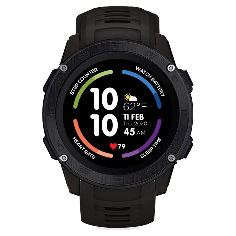 iTech Gladiator Smart Watch, Fitness Tracker, Heart Rate 