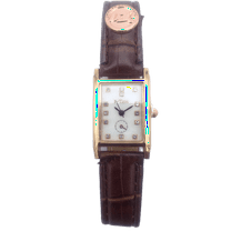I-TEM Innovation by Temi Women's 17 mm Samara Stainless Steel Leather Wristwatch, Brown, I-TW747