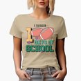 thumbnail image 1 of I Tackled 100 Days of School with Football Art Merch Gift, Tan T-Shirt, Small, 1 of 5