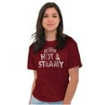 thumbnail image 1 of I Take My Coffee Hot and Steamy Women's Graphic T Shirt Tees Brisco Brands S, 1 of 6