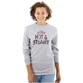 thumbnail image 1 of I Take My Coffee Hot and Steamy Women's Long Sleeve T Shirt Brisco Brands S, 1 of 6
