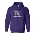 thumbnail image 1 of I Talk To Myself For The Expert Adult Hooded Sweatshirt, 1 of 3