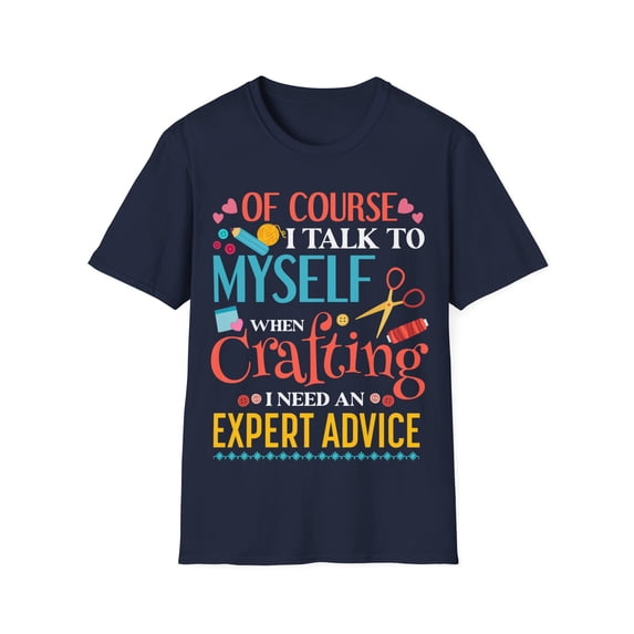 I Talk To Myself Scrapbooking Crafting Lover Card Making Shirt