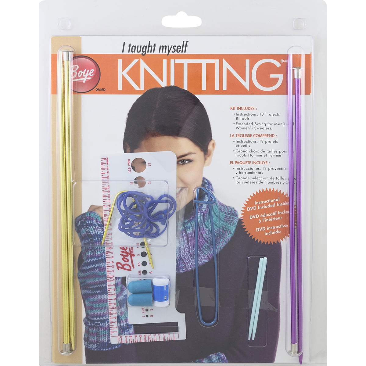 Boye Beginners Teach Yourself Knitting Set