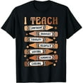 thumbnail image 1 of I Teach Melanin Afro African Black History Month Teacher T-Shirt, 1 of 4