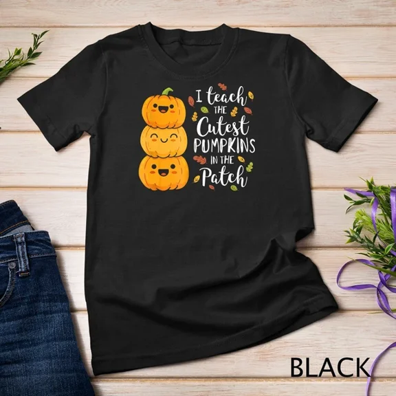I Teach The Cutest Pumpkins In The Patch Teacher Fall Season T-Shirt Unisex S-5XL Hot Trending Shirt, Vintage Birthday Gift