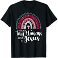 thumbnail image 1 of I Teach Tiny Humans About Jesus Teacher Appreciation Bible T-Shirt Black Large, 1 of 4