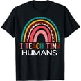 thumbnail image 1 of I Teach Tiny Humans Toddlers Teachers Daycare Provider T-Shirt, 1 of 4