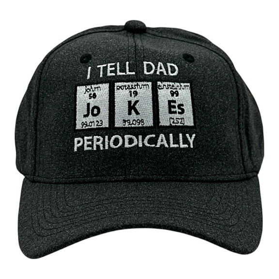 I Tell Dad Jokes Periodically Hat Funny Sarcastic Science Graphic Novelty Cap