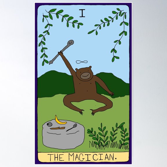 I: The Magician Poster Wall Art, Modern Wall Decor For Living Room Bedroom, 8x12 UNFRAMED