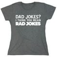 thumbnail image 1 of I Think You Mean Rad Jokes Sarcastic Humor Novelty Funny Women's Casual Tees, 1 of 3