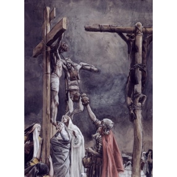 I Thirst, Vinegar Given to Jesus, James Tissot(1836-1902/French) Poster Print (24 x 36)
