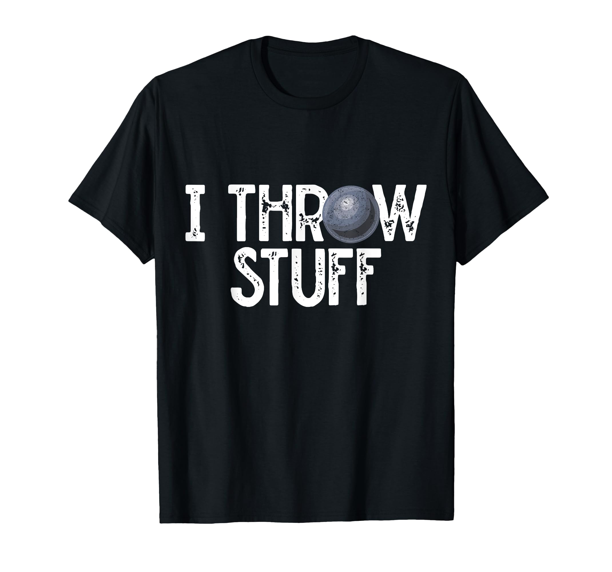 I Throw Stuff Shot Put Athlete Throwing Discus Track Field TShirt2XL