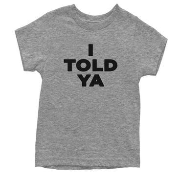 I Told Ya Challenger Black Print Youth T-shirt