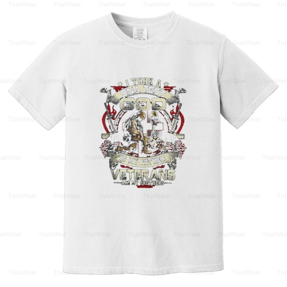 I Took A DNA Test, God Is My Father, Veterans, Brothers, Christian Comfort Color T-Shirt Unisex, up to 4XL