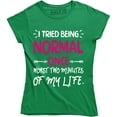thumbnail image 1 of I Tried Being Normal Once Worst Two Minutes Of My Life Women's T-Shirt, 1 of 4