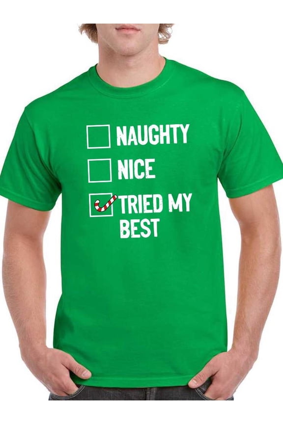 I Tried My Best T-Shirt Men -Smartprints Designs, Male Medium