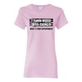 thumbnail image 1 of I Turn Woods Into Things Superpower Woodworker Pop Culture Womens Graphic T-Shirt, Light Pink, 3XL, 1 of 3