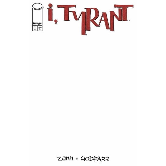 I Tyrant #1 Cvr C Blank Sketch Var (mr) Image Comics Comic Book