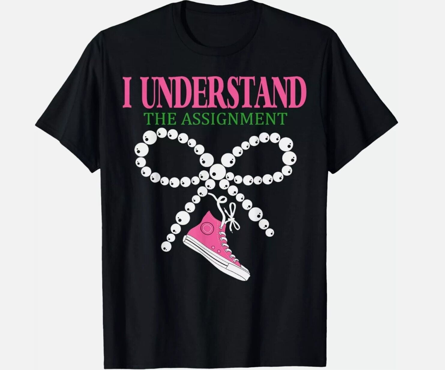 I understand the assignment chucks and pearls election 2024 t shirt