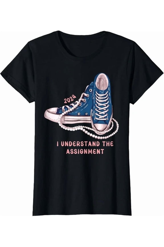 I Understand The Assignment Vote Blue Election 2024 T-Shirt