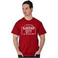 thumbnail image 1 of I Visited Kansas City Funny Souvenir Men's Graphic T Shirt Tees Brisco Brands L, 1 of 6