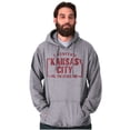 thumbnail image 1 of I Visited Kansas City Funny Souvenir Unisex Plus Fleece Graphic Hoodie Brisco Brands 2X, 1 of 5