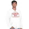 thumbnail image 1 of I Visited Kansas City Funny Souvenir Unisex Fleece Graphic Zip Up Hoodie Brisco Brands 4X, 1 of 5