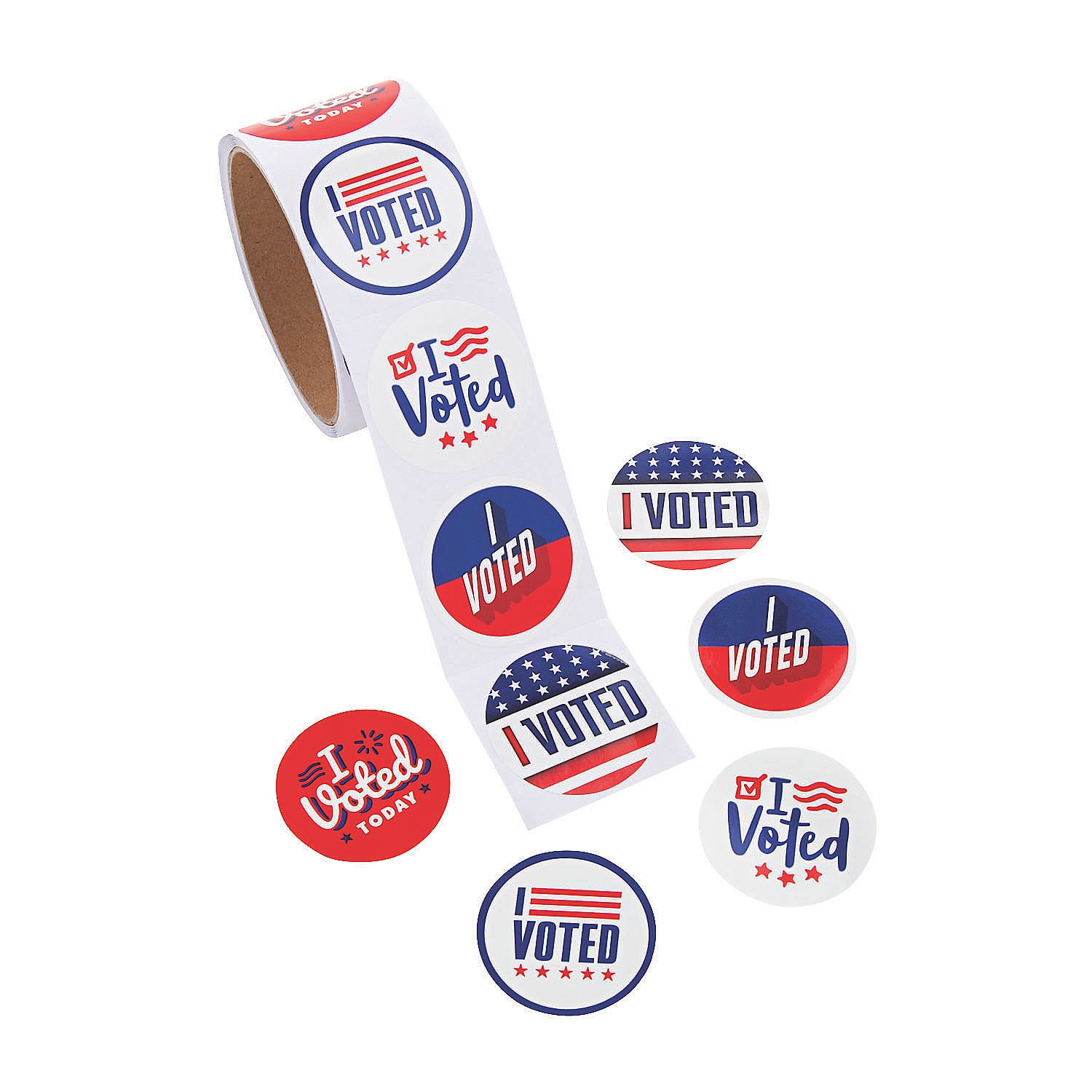 I Voted Stickers, Stationery, Fourth of July, 10 Pieces