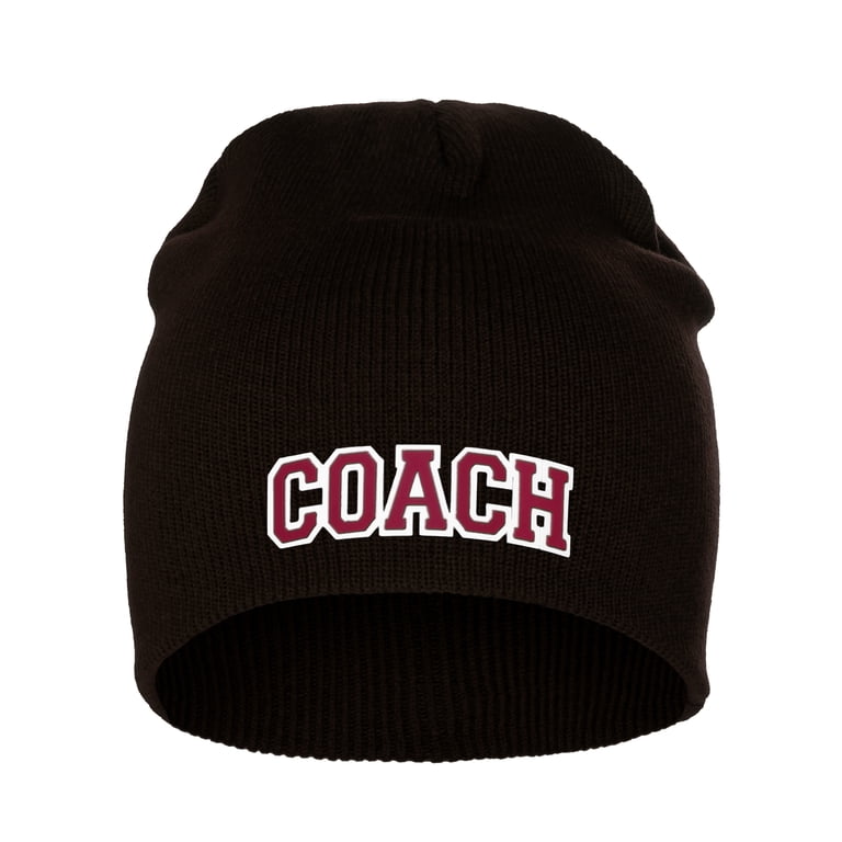 I&W Sports Team Coach Arch Letters Winter Knit Cuffless  display picture 1