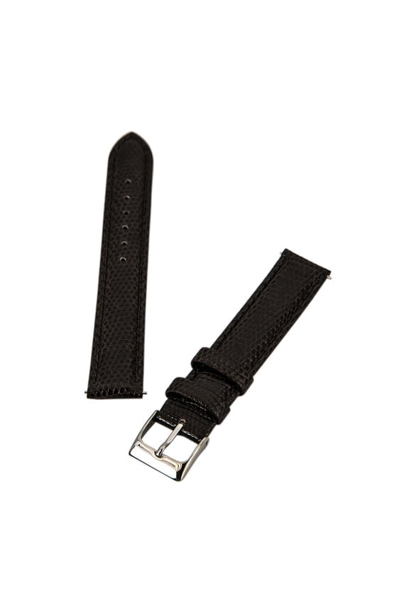 Brown 16mm Wide Genuine Lizard Leather Band