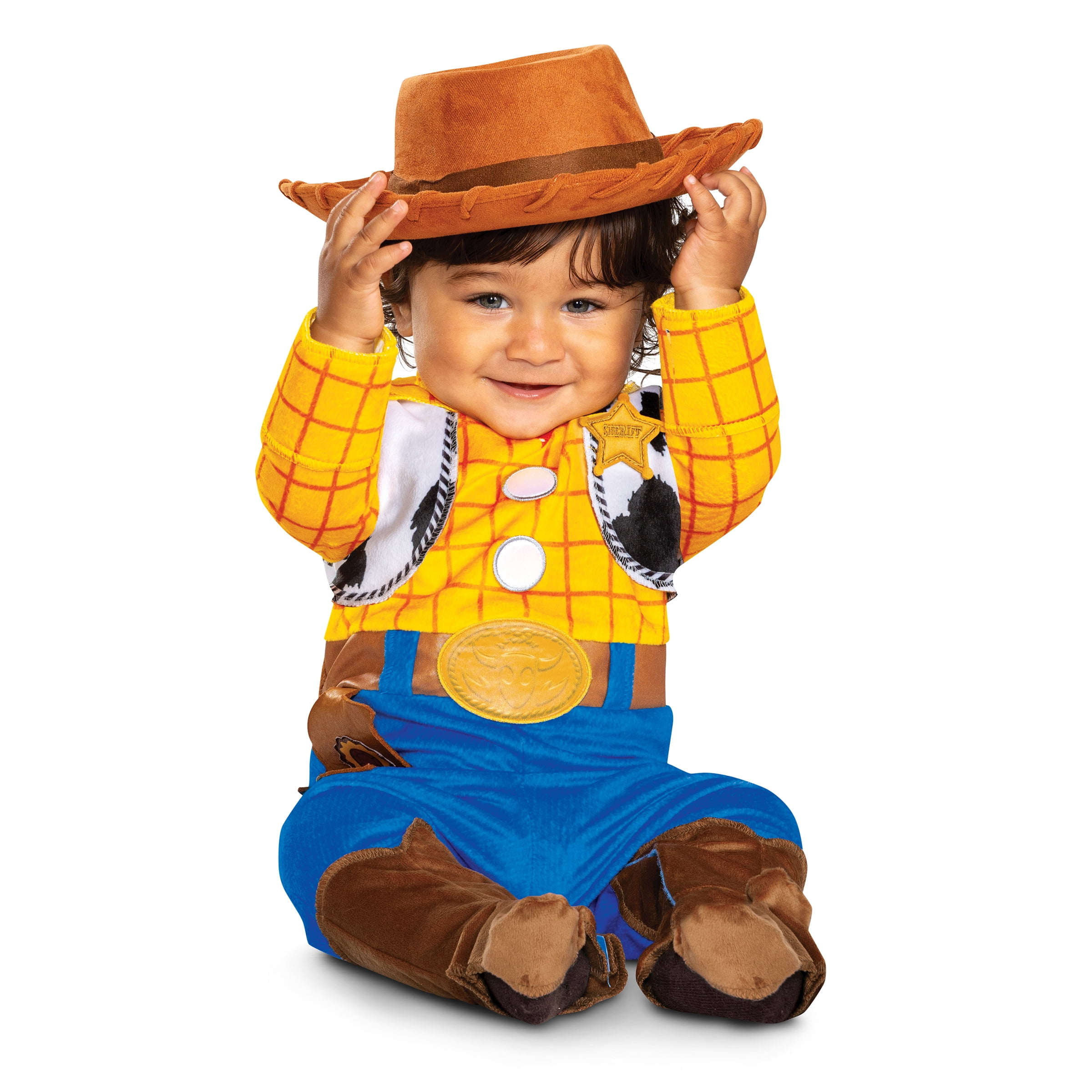 Disney Toy Story 5 Woody Halloween Costume for Children, Infants Size 12-18M, by Disguise