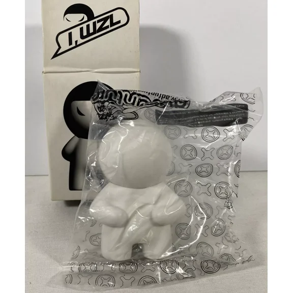 I,WZL 3.5 blank DIY white vinyl figure toy Adfunture workshop wzl