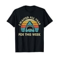 thumbnail image 1 of I Waited All Year For This Week - Shark Lover Ocean Wildlife T-Shirt, 1 of 5