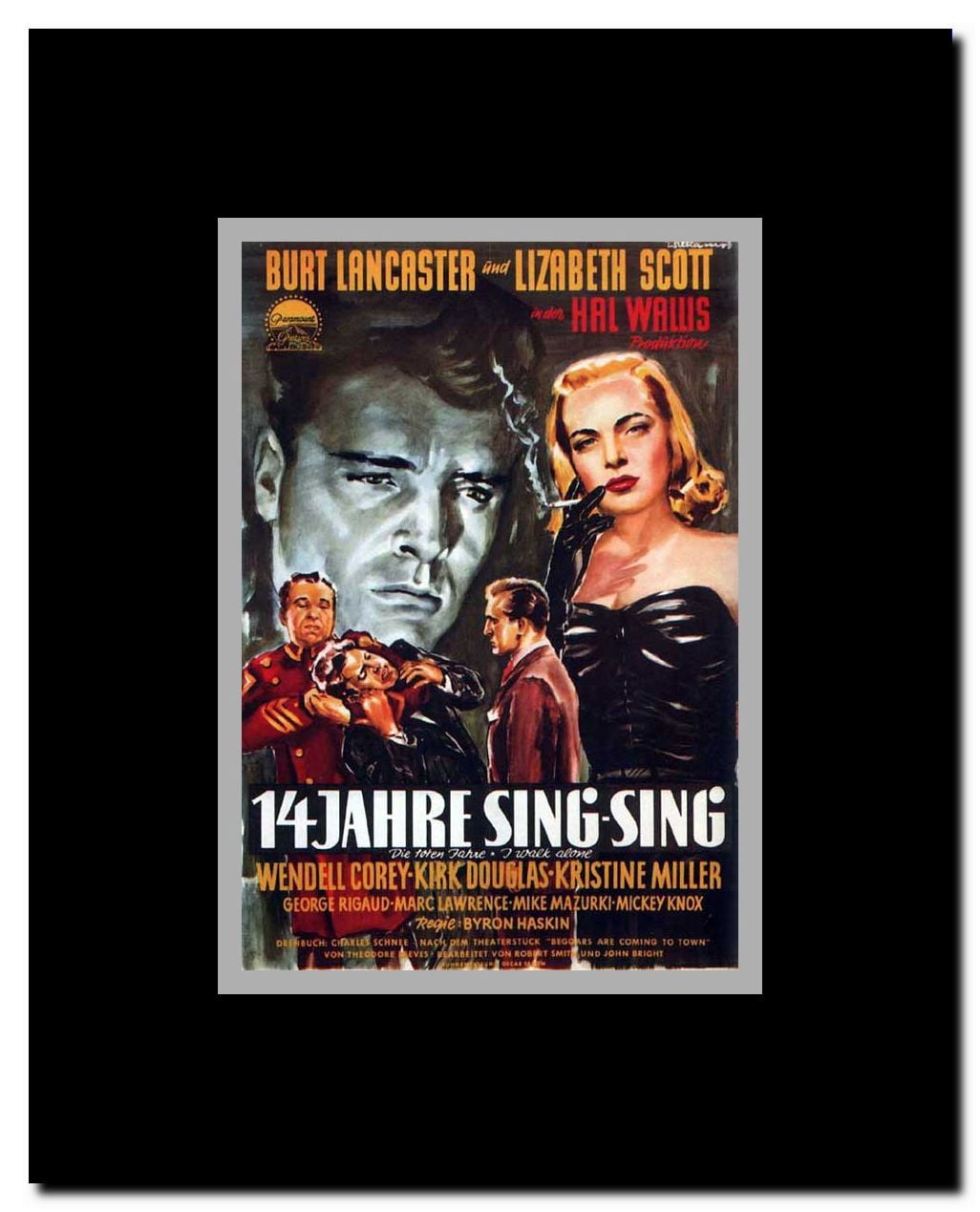 I Walk Alone Framed Movie Poster