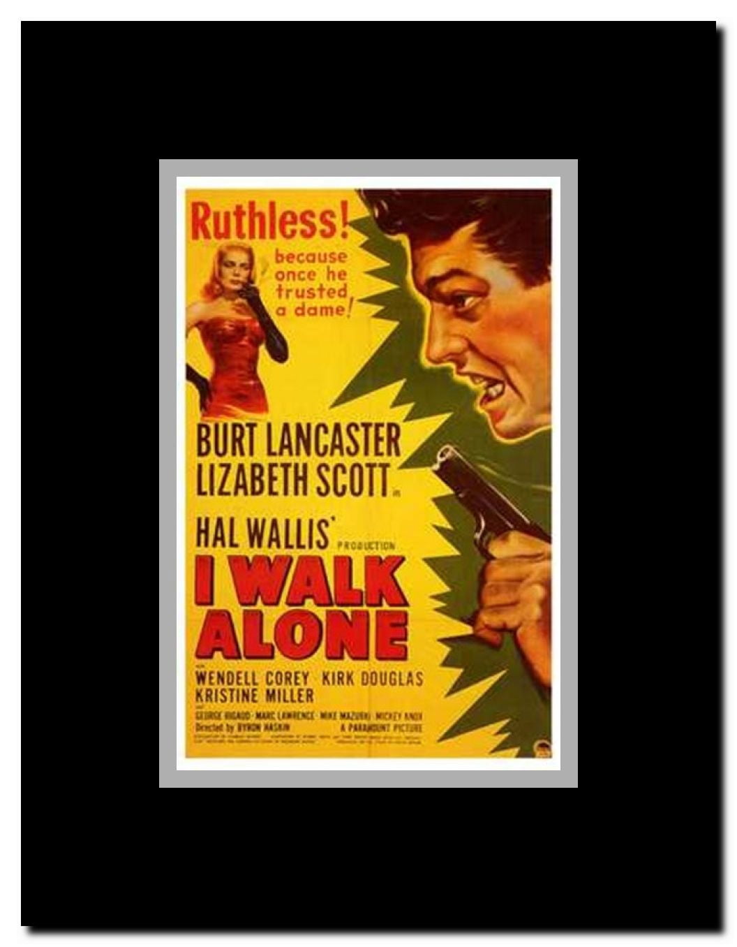I Walk Alone Framed Movie Poster