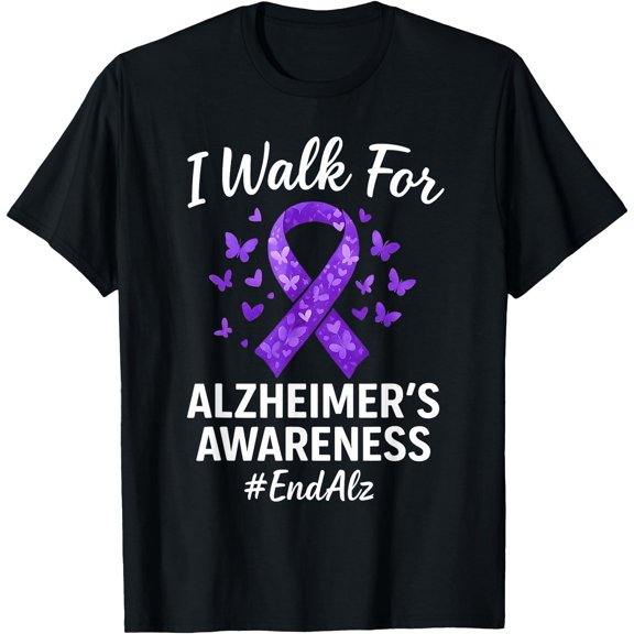 I Walk For Alzheimer'S Awareness To End Alz T-Shirt