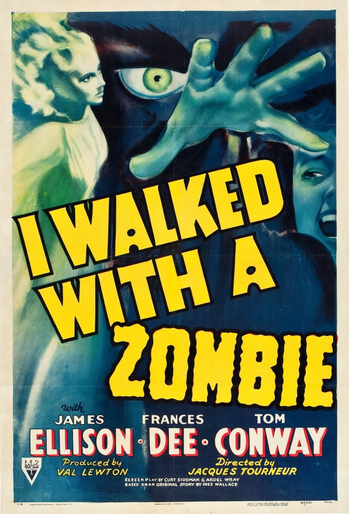 I Walked With A Zombie Canvas Art - (24 x 36)