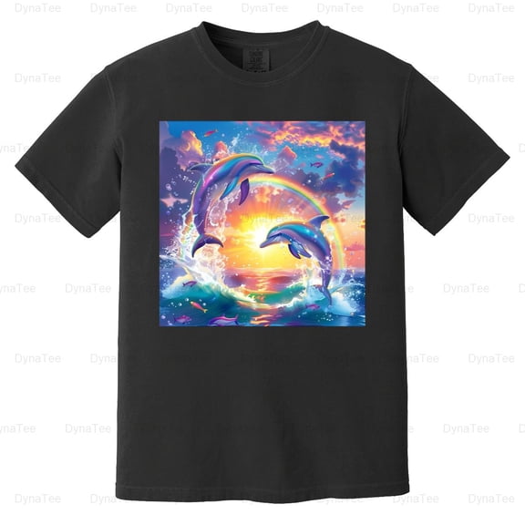 I Wanna Be Symphony Clean Bandit Dolphin Music Fan Graphic Comfort Color T-Shirt V50010 Unisex, up to 4XL