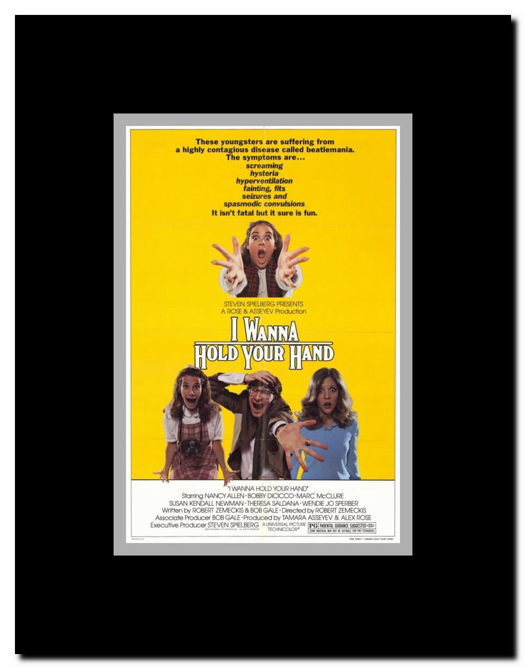 I Wanna Hold Your Hand Framed Movie Poster