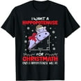 thumbnail image 1 of I Want A Hippopotenuse For Christmath Math Teacher Christmas T-Shirt tee, 1 of 4