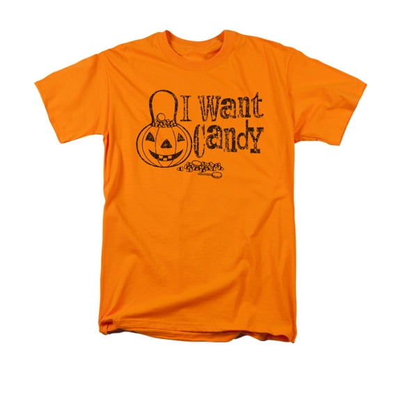 I Want Candy Halloween Funny Adult T-Shirt Tee